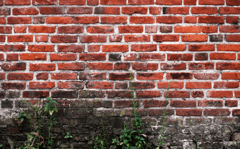 Opstijgend vocht op de buitenmuur