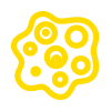 Icoon vochtplek (geel)
